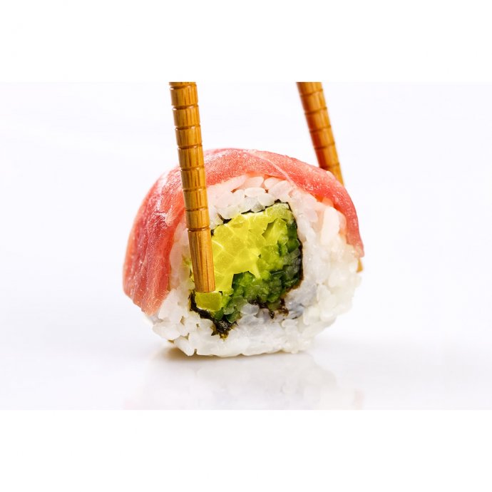 chụp hình sản phẩm sushi bán hàng online