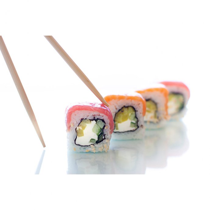 chụp hình sản phẩm sushi